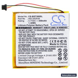 Beats Solo 2.0 Replacement Battery, 3.7V, 350mAh, Li-Polymer 3
