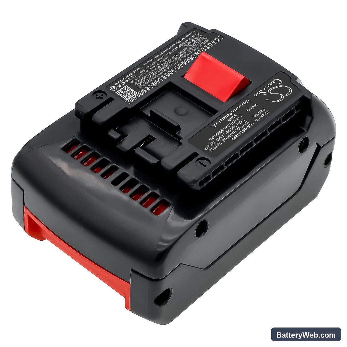 Bosch GWS 18 V-LI Replacement Battery, 18V, 3000mAh, Li-ion 2