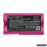 Bosch UNEO Replacement Battery, 7.4V, 3000mAh, Li-ion 5