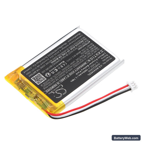 Babysense V24R Video Baby Monitor Replacement Battery, 3.7V, 1000mAh, Li-Polymer 2