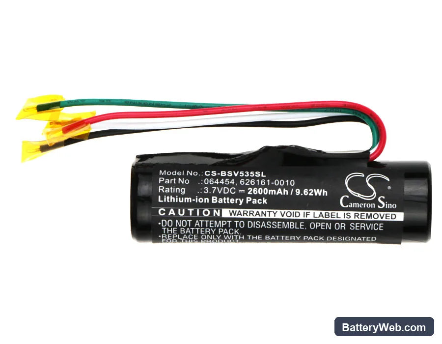 Bose V35 Replacement Battery, 3.7V, 2600mAh, Li-ion 5