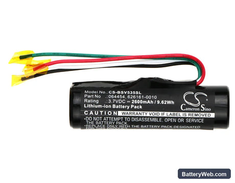 Bose V35 Replacement Battery, 3.7V, 2600mAh, Li-ion 5