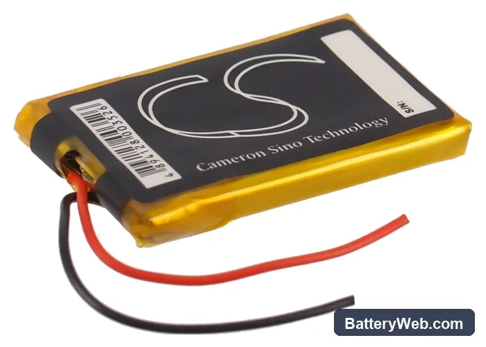 JBL Replacement Battery, 3.7V, 180mAh, Li-Polymer 4