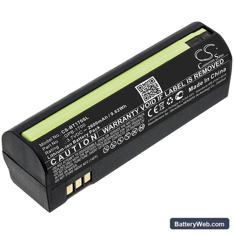 Globalstar GSP-1700 Replacement Battery, 3.7V, 2600mAh, Li-ion 1