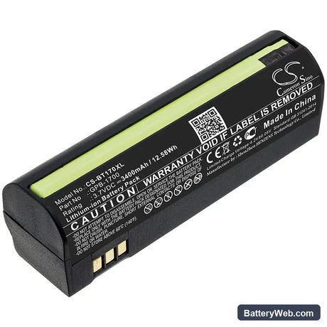 Globalstar GSP-1700 Replacement Battery, 3.7V, 3400mAh, Li-ion 1