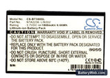 OnCourse SiRF Star III Replacement Battery, 3.7V, 1800mAh, Li-ion 5