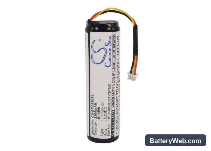 Blaupunkt Lucca 5.2 Replacement Battery, 3.7V, 2200mAh, Li-ion 3
