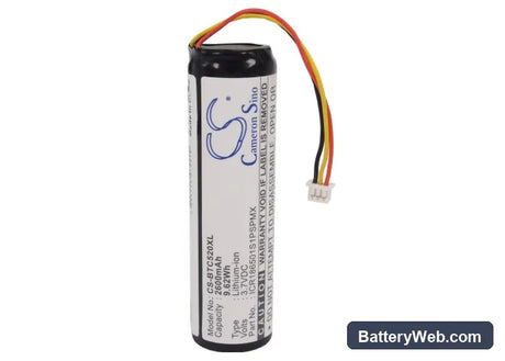Blaupunkt Lucca 5.2 Replacement Battery, 3.7V, 2600mAh, Li-ion 3