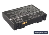 Blaupunkt Lucca 5.3 Replacement Battery, 3.7V, 2400mAh, Li-Polymer 2