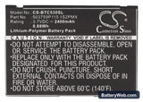 Blaupunkt Lucca 5.3 Replacement Battery, 3.7V, 2400mAh, Li-Polymer 5