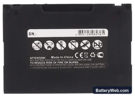 Blaupunkt Lucca 5.3 Replacement Battery, 3.7V, 2400mAh, Li-Polymer 6