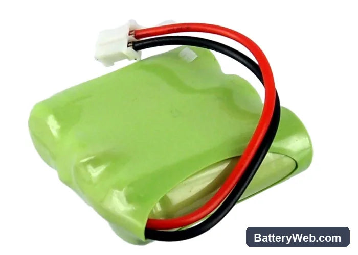 Doro 8075 Replacement Battery, 3.6V, 300mAh, Ni-MH 4