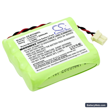 BT Freestyle 300 Replacement Battery, 3.6V, 2000mAh, Ni-MH 1