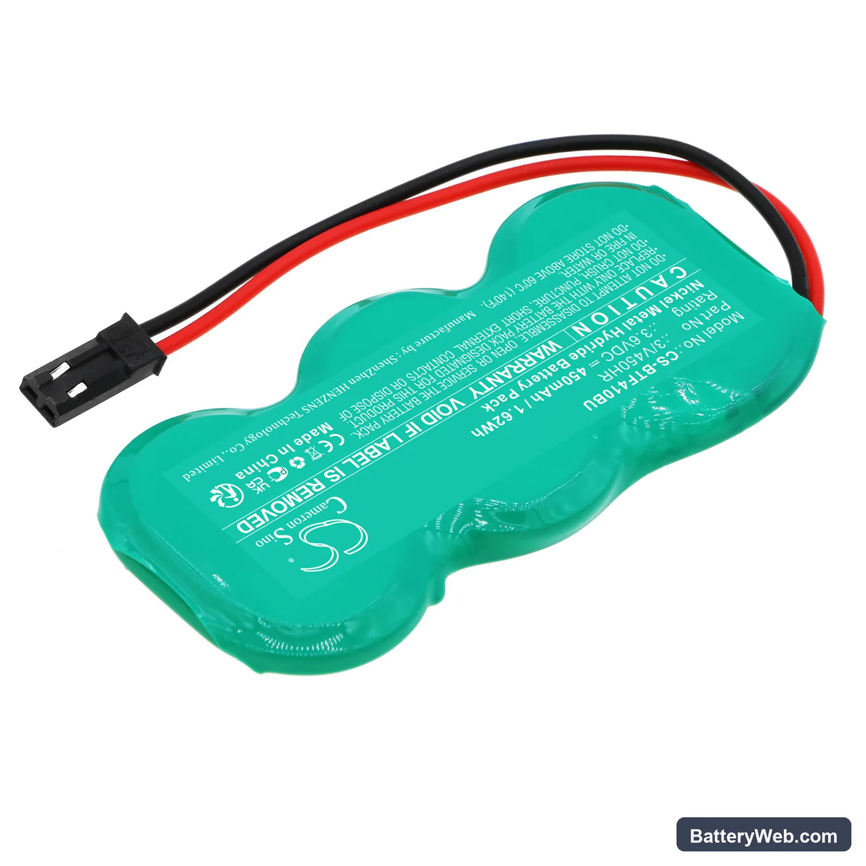 Brother Fax4100e Fax Machine Replacement Battery, 3.6V, 450mAh, Ni-MH 2