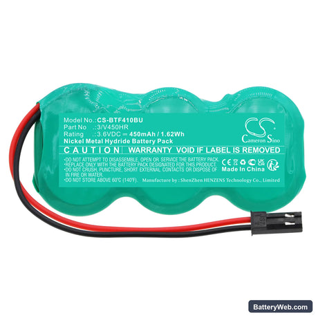 Brother Fax4100e Fax Machine Replacement Battery, 3.6V, 450mAh, Ni-MH 3
