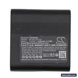 Sharp VL-AH50S Replacement Battery, 3.6V, 2700mAh, Ni-MH 5
