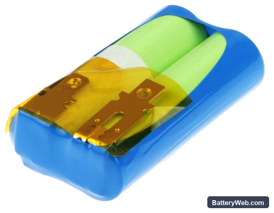 BrandTech accu-jet Replacement Battery, 2.4V, 2000mAh, Ni-MH 4