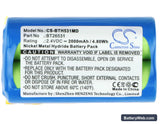 BrandTech accu-jet Replacement Battery, 2.4V, 2000mAh, Ni-MH 5