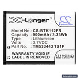 Callstel BFX-300 Replacement Battery, 3.7V, 900mAh, Li-ion 3