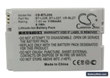 Sharp VL-Z5 Replacement Battery, 7.4V, 1100mAh, Li-ion 5