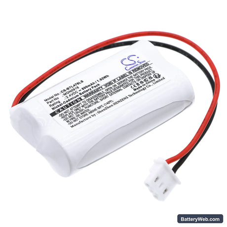 Bticino OVA51104 Replacement Battery, 2.4V, 800mAh, Ni-CD 1