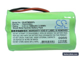 BT Synergy 600 Replacement Battery, 2.4V, 1200mAh, Ni-MH 5