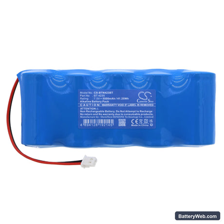 Bticino 4239 Replacement Battery, 7.5V, 5500mAh, Alkaline 3