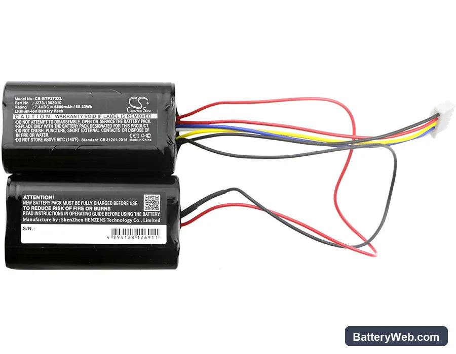 Beats Pill XL Replacement Battery, 7.4V, 6800mAh, Li-ion 3