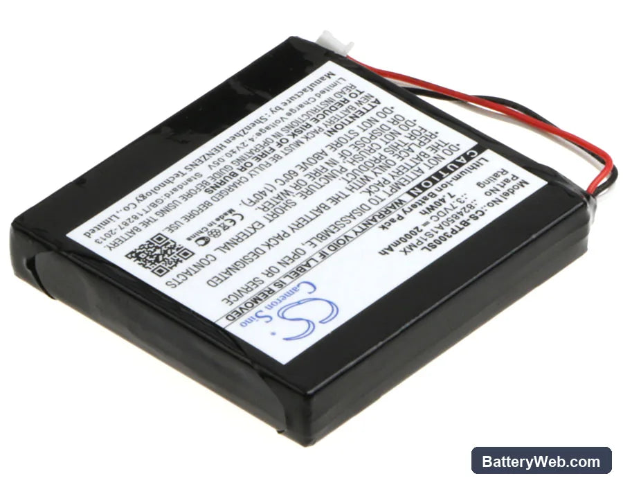 Blaupunkt TravelPilot TP300 Replacement Battery, 3.7V, 2000mAh, Li-ion 2