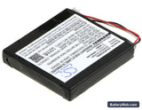 Blaupunkt TravelPilot TP300 Replacement Battery, 3.7V, 2000mAh, Li-ion 2