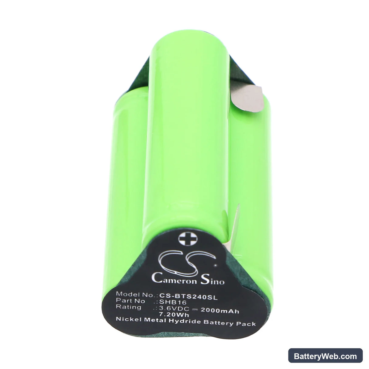 Remington HC-352 Replacement Battery, 3.6V, 2000mAh, Ni-MH 4