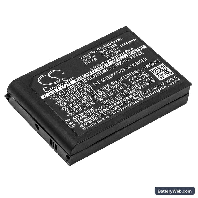BlueBird Pidion BIP-1300 Replacement Battery, 7.4V, 1800mAh, Li-ion 1