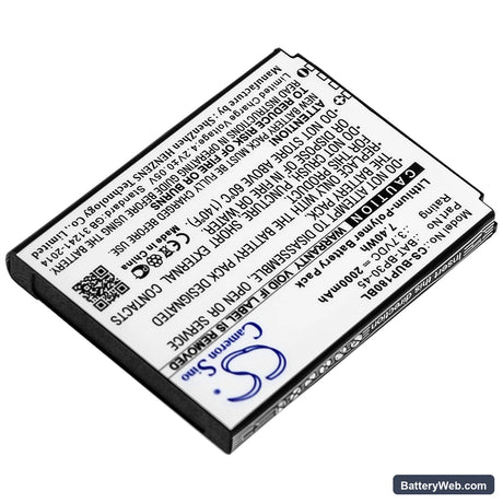 BlueBird BP30 Replacement Battery, 3.7V, 2000mAh, Li-Polymer 2