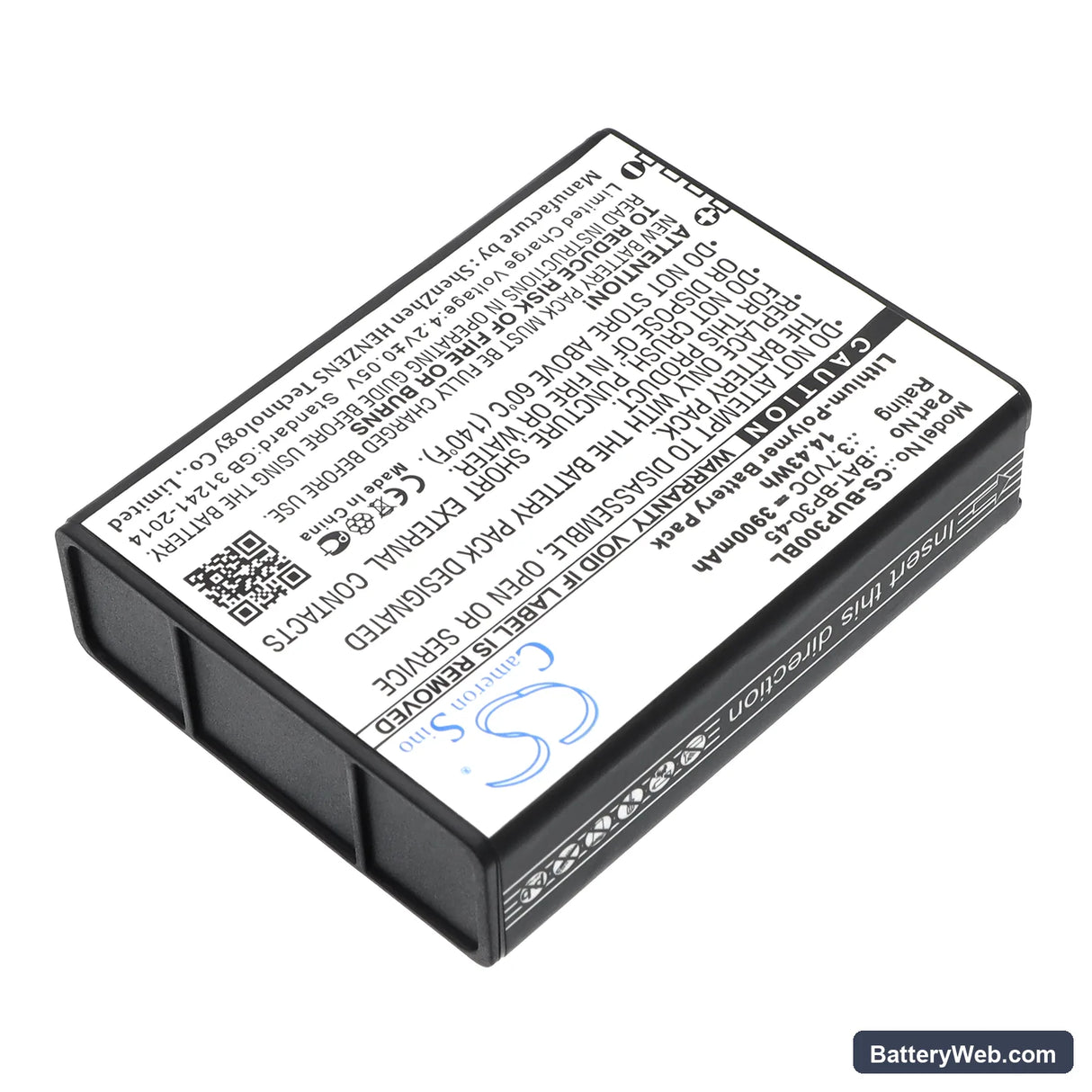 BlueBird BP30 Replacement Battery, 3.7V, 3900mAh, Li-Polymer 2