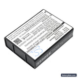 BlueBird BP30 Replacement Battery, 3.7V, 3900mAh, Li-Polymer 2