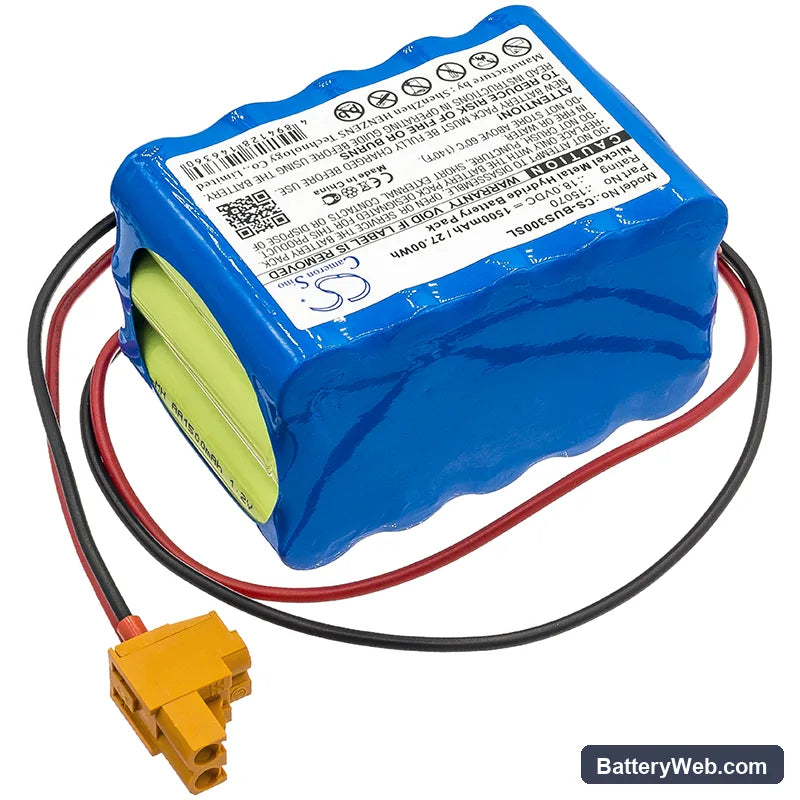 Besam automatische Turoffnung CUD3000 Replacement Battery, 18V, 1500mAh, Ni-MH 2