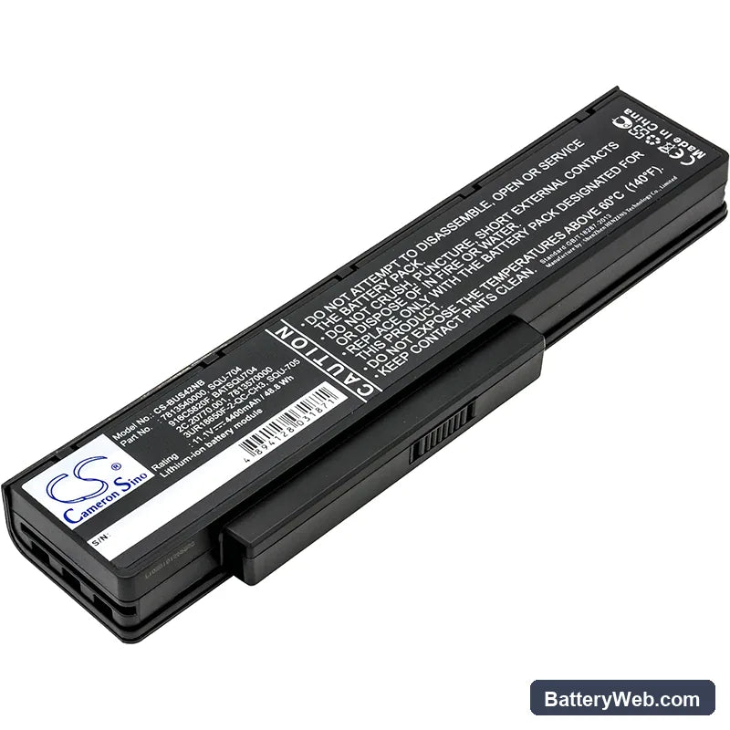 BenQ JoyBook R56 Replacement Battery, 11.1V, 4400mAh, Li-ion 1