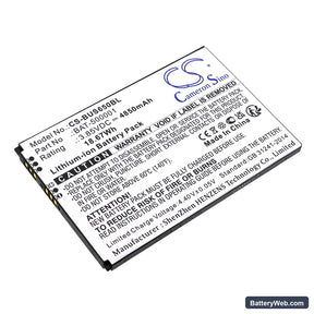 BlueBird Pidion SF6510 Replacement Battery, 3.85V, 4850mAh, Li-ion 1