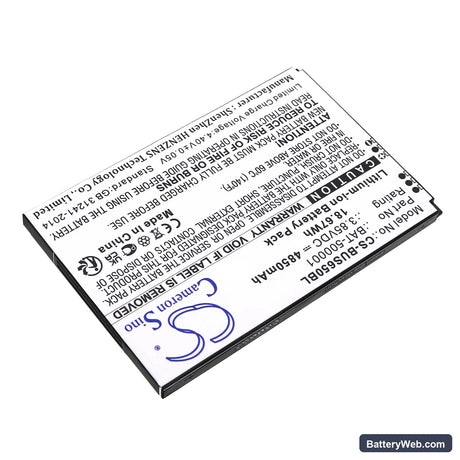BlueBird Pidion SF6510 Replacement Battery, 3.85V, 4850mAh, Li-ion 2