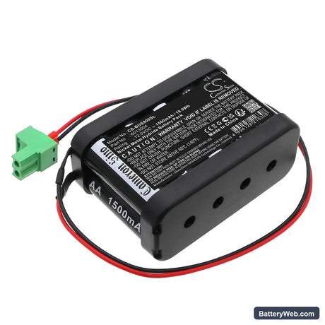 Besam Cud 9 EMD Replacement Battery, 12V, 1500mAh, Ni-MH 1