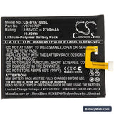 BlackView A10 Replacement Battery, 3.85V, 2700mAh, Li-Polymer 3