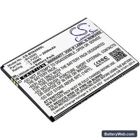 BlackView BV2000 Replacement Battery, 3.7V, 2050mAh, Li-ion 1