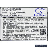 BlackView BV2000 Replacement Battery, 3.7V, 2050mAh, Li-ion 3