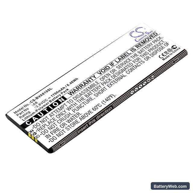 BlackView A8 Replacement Battery, 3.8V, 1700mAh, Li-Polymer 1