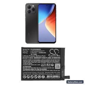 BlackView A96 Replacement Battery, 3.85V, 4350mAh, Li-Polymer 1