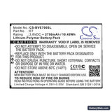 BlackView E7 Replacement Battery, 3.8V, 2750mAh, Li-Polymer 3