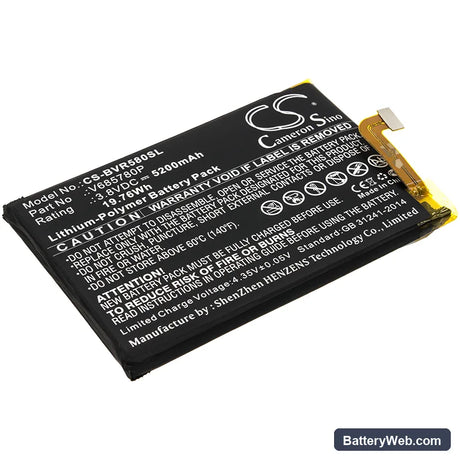 BlackView BV5800 Replacement Battery, 3.8V, 5200mAh, Li-Polymer 1