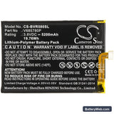 BlackView BV5800 Replacement Battery, 3.8V, 5200mAh, Li-Polymer 3