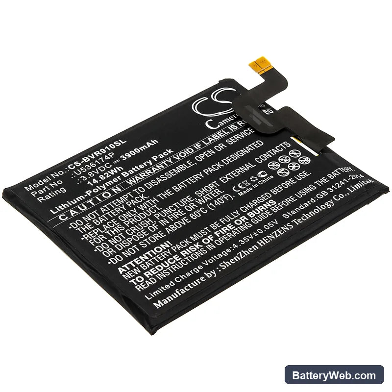 BlackView BV9000 Pro Replacement Battery, 3.8V, 3900mAh, Li-Polymer 1