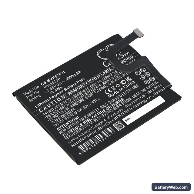 BlackView BV9700 Replacement Battery, 3.85V, 4000mAh, Li-Polymer 1